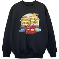 Disney Meisjes Cars Radiator Springs Groep Sweatshirt (Zwart)