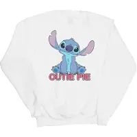 Disney Meisjes Lilo en Stitch Cutie Pie Sweatshirt (Wit)