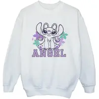 Disney Meisjes Lilo & Stitch Engel Sweatshirt (Wit)