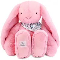 Doudou et Compagnie Pluche Konijn Fleurette Roze Grenadine (50cm)
