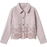 Name it Meisjes jasje met borduursel lila 164