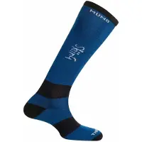 Mund Socks Skiing Thermolite Socks Blauw,Zwart EU 42-45 Man