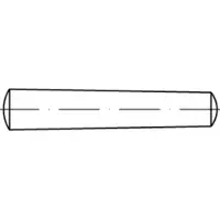 Toolcraft TO-9982152 Conische pen 16 mm Staal 10 stuk(s)
