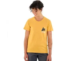 Edelrid Highball V T-shirt Met Korte Mouwen Geel M Vrouw