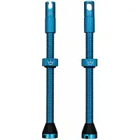 Peaty's CNC Tubeless Valves 80mm Turquoise