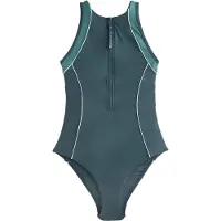 Next Badpak groen / petrol / wit