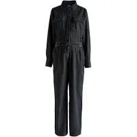 Next - Dames - Denim zwangerschapsboilersuit - Zwart