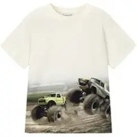 Mayoral - Jongens t-shirt - Maat 122 - Jongens - Creme -