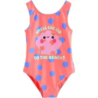Next Badpak blauw / zalm roze / donkeroranje / fuchsia
