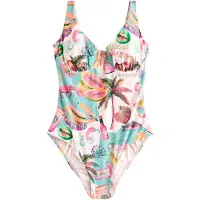 Next Badpak 'Tummy' turquoise / groen / pink / rosé