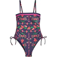 Ted Baker Shaping-badpak navy / groen / pink / rood
