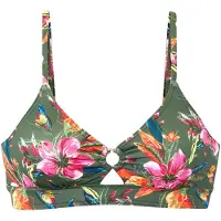 LASCANA Bikinitop groen / oranje / pink