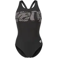 Arena Badpak 'GRAPHIC V BACK' zwart / zilver