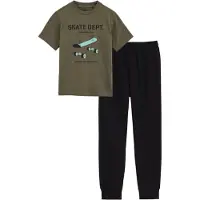 We fashion Nachtkledij aqua / donkergroen / zwart