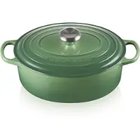 Le Creuset Signature Ovale Braadpan Bamboo Green Ø 29 cm 4,7 L