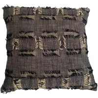 Mica Decorations Geweven Sierkussen 45x45 cm – Blauw