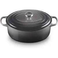 Le Creuset Signature Ovale Braadpan Flint Ø 31 cm 6,3 L