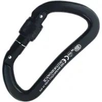 Kong Italy Heavy Duty Alu Karabijnhaak Zwart