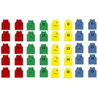 Softee Numbered 11-15 Trainingsvest 5 Eenheden