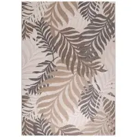 Muratap Binnen en buiten vloerkleed floral outdoor laagpolig tapijt 80x150 cm