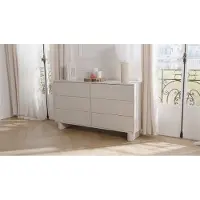Vente-unique Ladenkast 6 laden – MDF – Beige – ANEZA