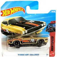 Hot Wheels '70 DODGE HEMI CHALLENGER GOLD 4/10 NIGHT SPEED SHORT CARD 2026