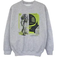 Disney Meisjes Lightyear Buzz Tech Panel Sweatshirt (Sportgrijs)