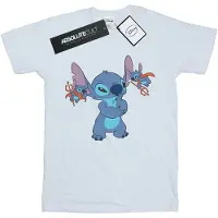 Disney Meisjes Lilo en Stitch Kleine Duivels Katoenen T-Shirt (Wit)
