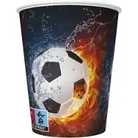 Daisy - Papieren bekers - Football on Fire & Water