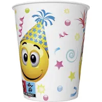 Daisy - Papieren bekers - Smile icons and balloons