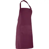 Premier Dames/Dames Kleuren Bipschort Met Zak / Werkkleding (Pakket van 2) (Aubergine)