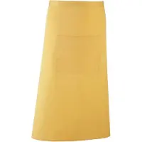 Premier Unisex Kleuren Barschort / Werkkleding (Lange Continentale Stijl) (Pakket van 2) (Zonnebloem)
