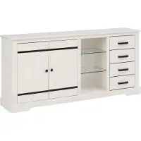 Loft 24 Loki-Dressoir - 2-deurs 4-laden - Wit Grenen