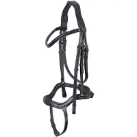 Harry's Horse Anatomic hoofdstel (Kleur: zwart, Maat paard: full)
