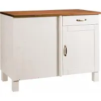 Notio Living Alby-Hoekkast - 60 cm - Wit/Honing