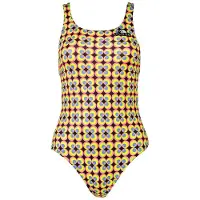 Turbo Flower 70 Swimsuit Geel 3XL Vrouw