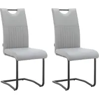 Loft 24 Sakai-Eetkamerstoel - 2 Pack - Grijs
