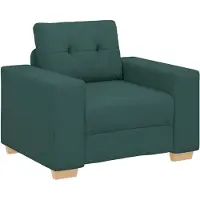 vidaXL Sofastoel Donkergroen 100x78x80 cm Stof