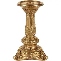 Baroque - Kandelaar - Kandelaar S 23 cm - Goud - Resin - 23x13x13 - Polyresin