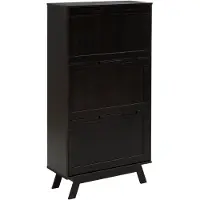 Notio Living Ohio-Schoenenkast - 3 Kleppen - Bruin Grenen