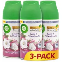 Airwick Air Wick FreshMatic 3-pack Navulling – Seide & Lilienfrische – 3x250 ml