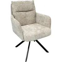 Notio Living Barnsley-Eetstoel - 2 Pack - Beige Chenille