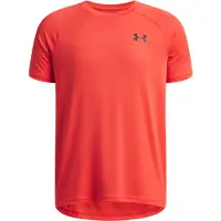 Under Armour UA Tech 2.0 SS-Rood Jongens Sportshirt - Venom Rood - Zwart