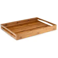 Leopold Vienna - Dienblad rechthoek donker bamboe - 55x40x6cm