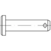 Toolcraft TO-9978888 Bouten (Ø x l) 16 mm x 40 mm Staal Galvanisch verzinkt 10 stuk(s)