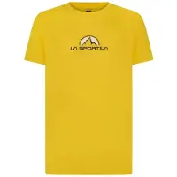 La Sportiva Brand T-shirt Met Korte Mouwen Geel L Man