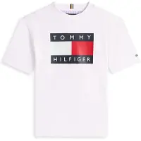Tommy Hilfiger Shirt 'HERITAGE' marine / lichtrood / wit