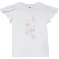 s.Oliver Shirt rosé / zilver / wit