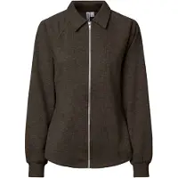Pieces Sweatvest 'PCFilucca' donkerbruin