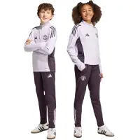 Adidas Manchester United Trainingspak 1/4-Zip 2025-2026 Kids Paars Zwart